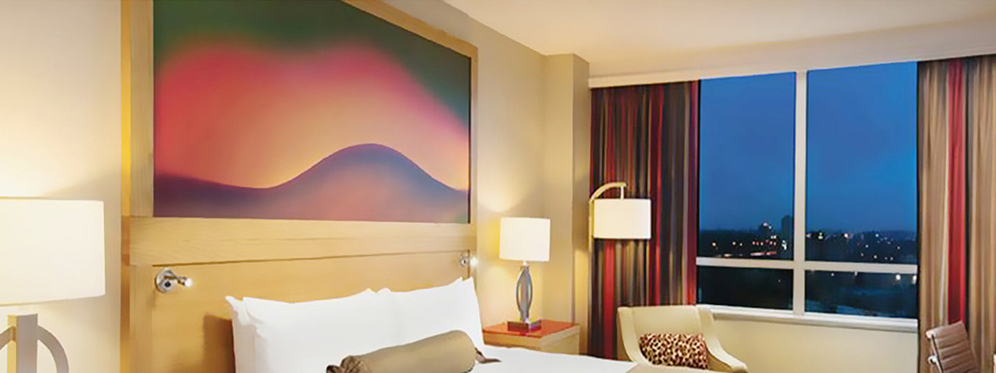 Custom Art In Hotel Guestroom