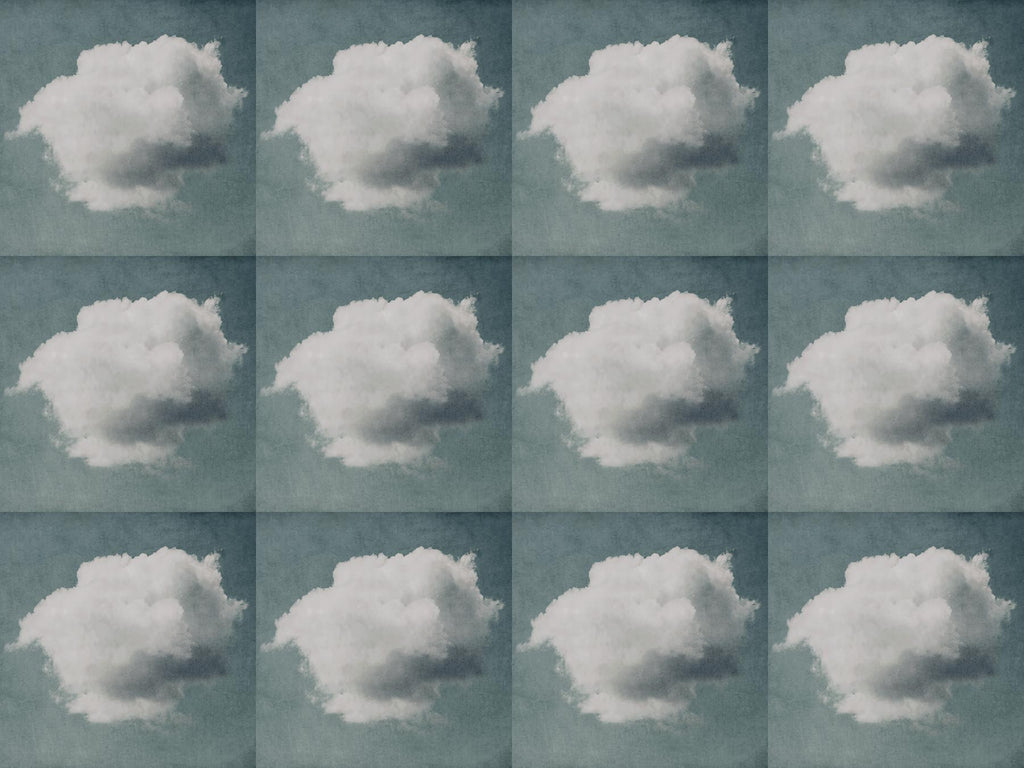 abstract cloud print