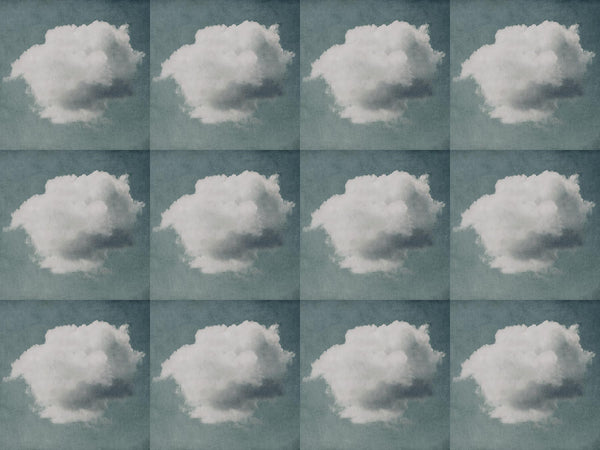 abstract cloud print