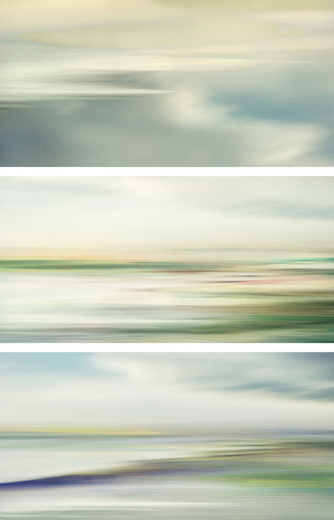 triptych ocean art - 3 art pieces